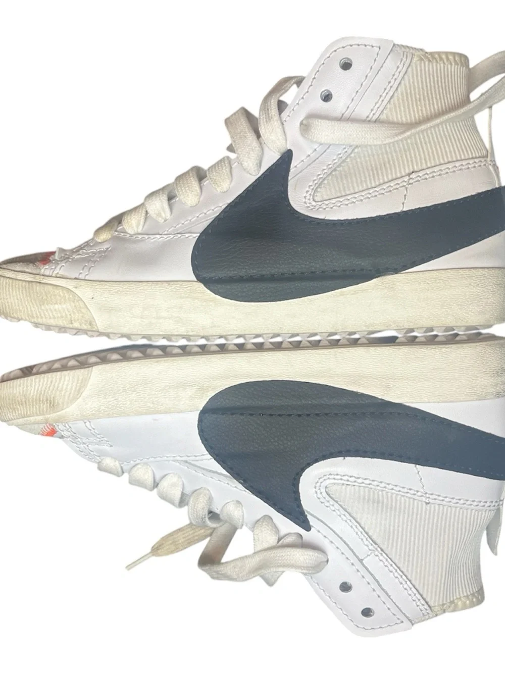 Nike Blazer Mid '77 Jumbo Swoosh White Black DD3111-100 Size 9